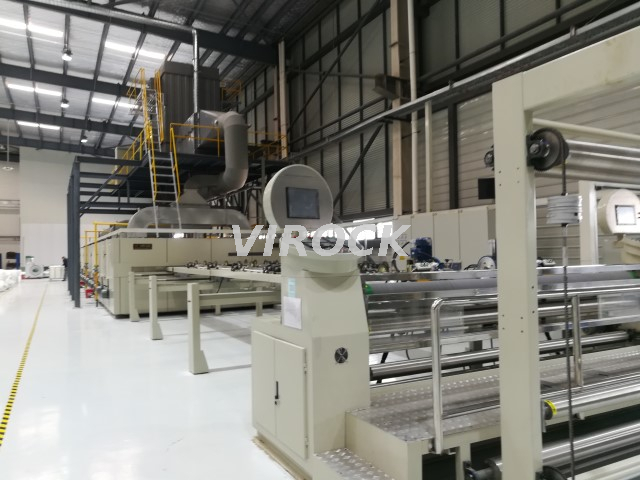 High configuration auto hot air heat setting machine with easy maintenance 