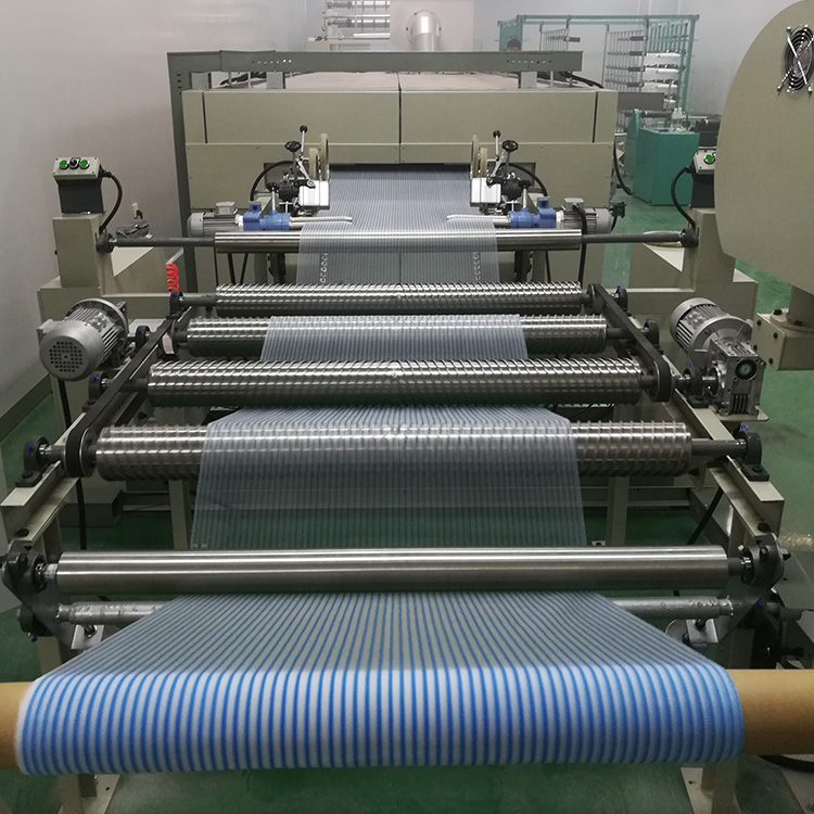 Industrial stenter processing polypropylene materials