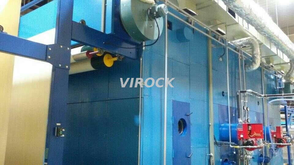 Industrial fabric steamer processing line